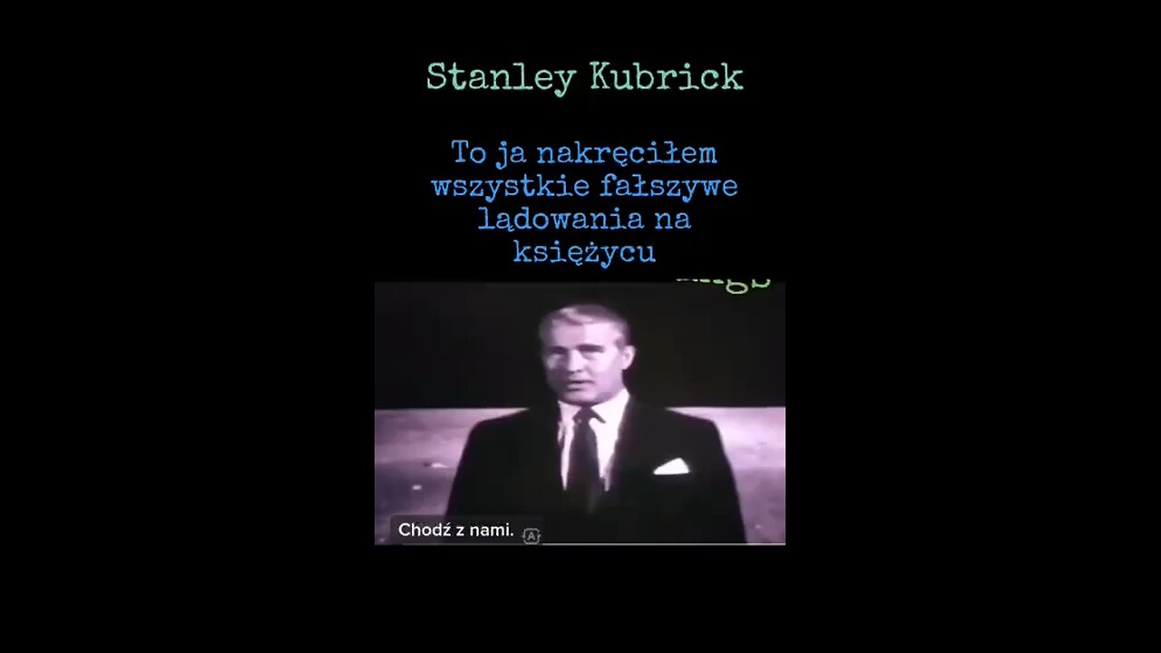 💥Stanlay Kubrick przyznaje " TO JA NAKRĘCIŁEM WSZYSTKIE FAŁSZYWE LĄDOWANIA NA KSIĘŻYCU ‼️