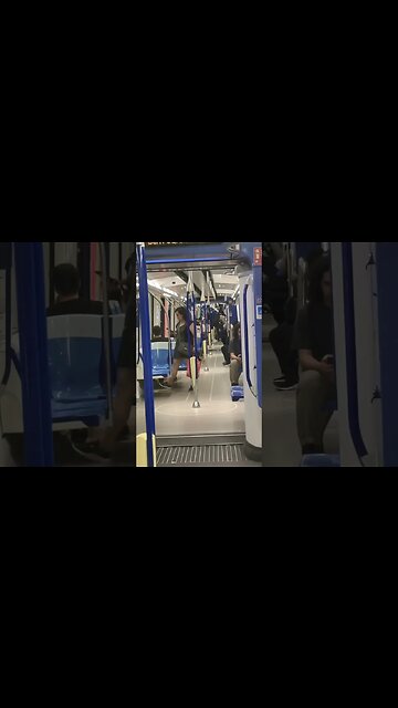 Unending inside montreal metro #montreal #viralvideo