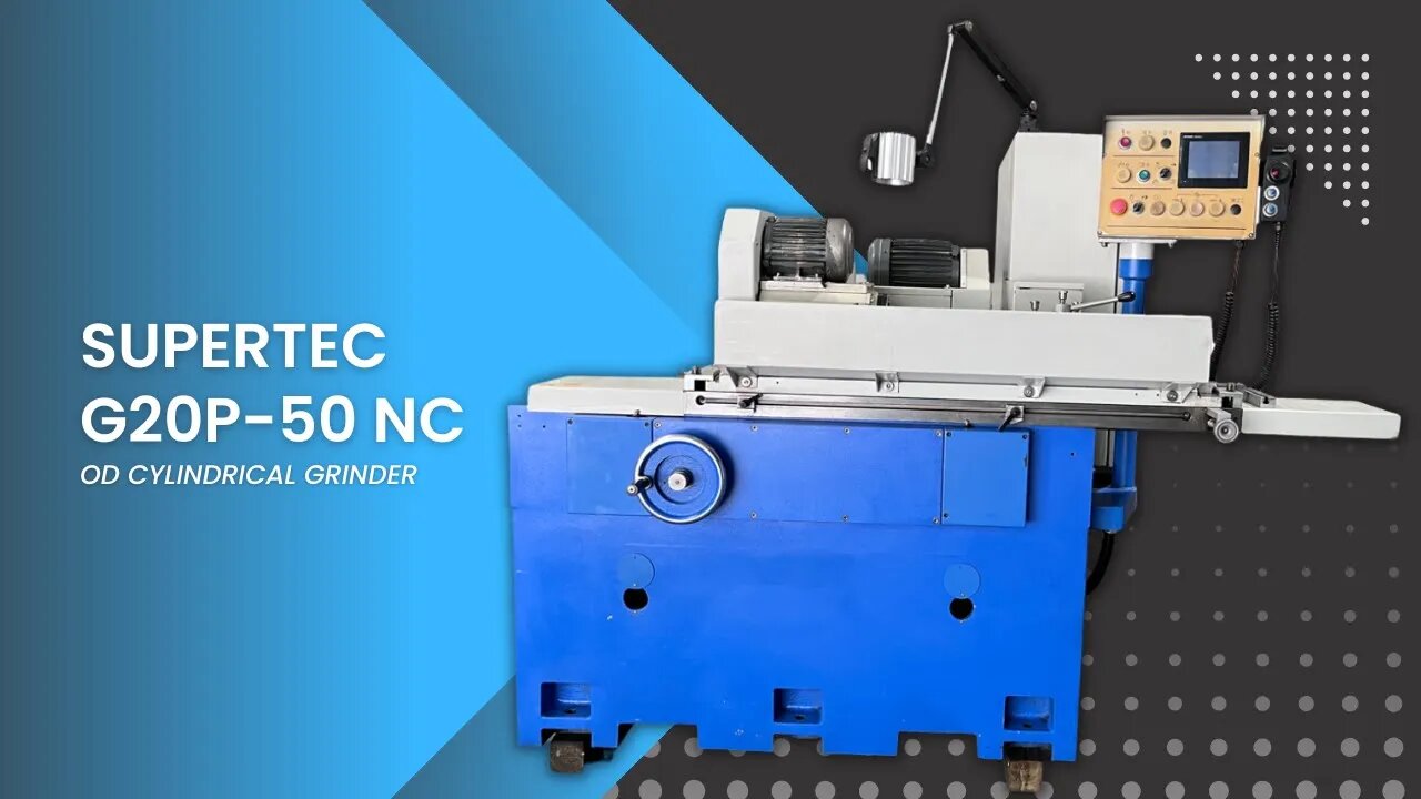 SUPERTEC G20P-50 NC OD CYLINDRICAL GRINDER SKU 2353 – MachineStation