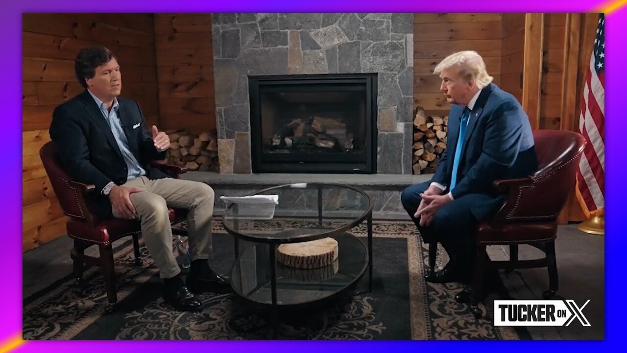 TUCKER ON X - TRUMP!!!💯🔥🔥🔥DEBATE NIGHT IN BEDMINSTER AT 8:55pm ET. !!!