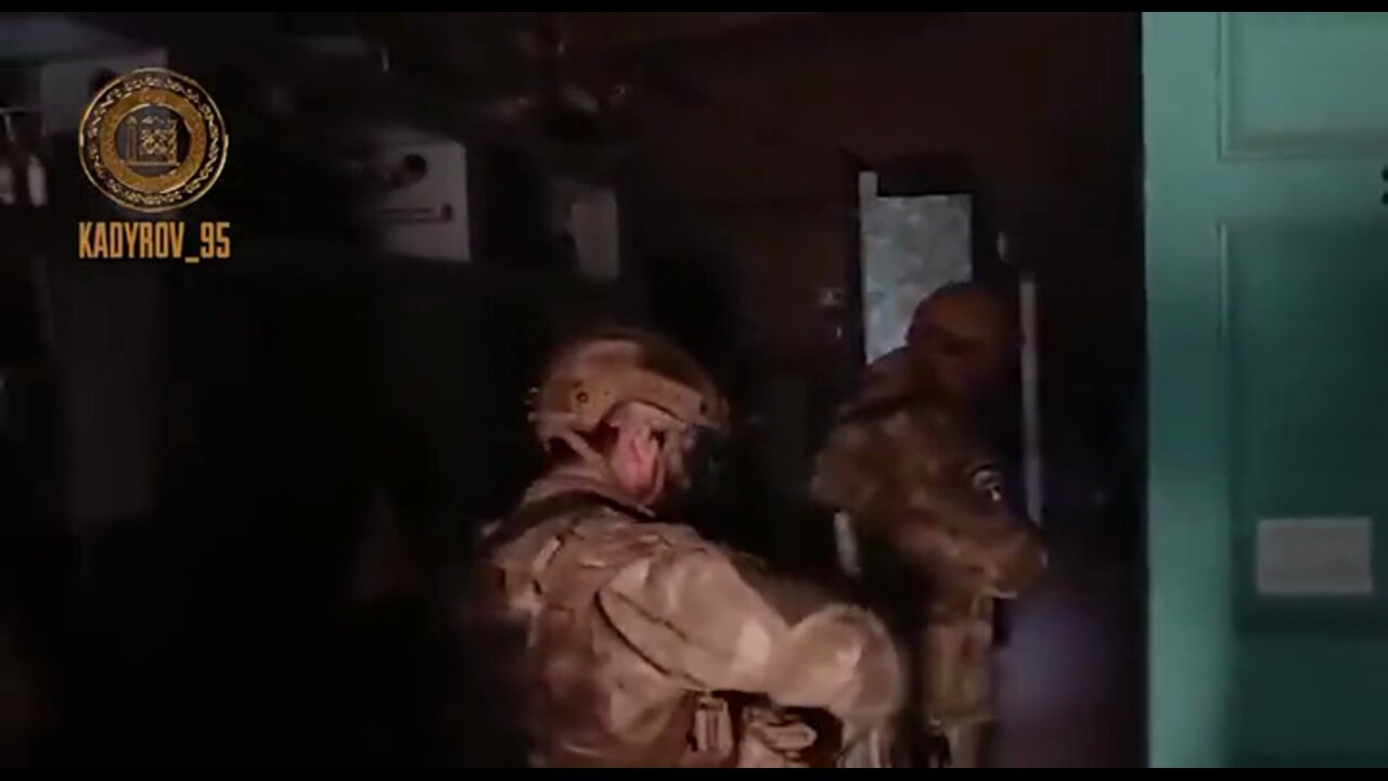 Special forces from the Chechen Republic stumbled upon a group of Ukrainian military officers hiding in a building