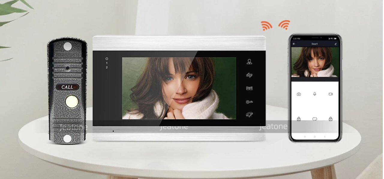 Wireless smart video intercom system