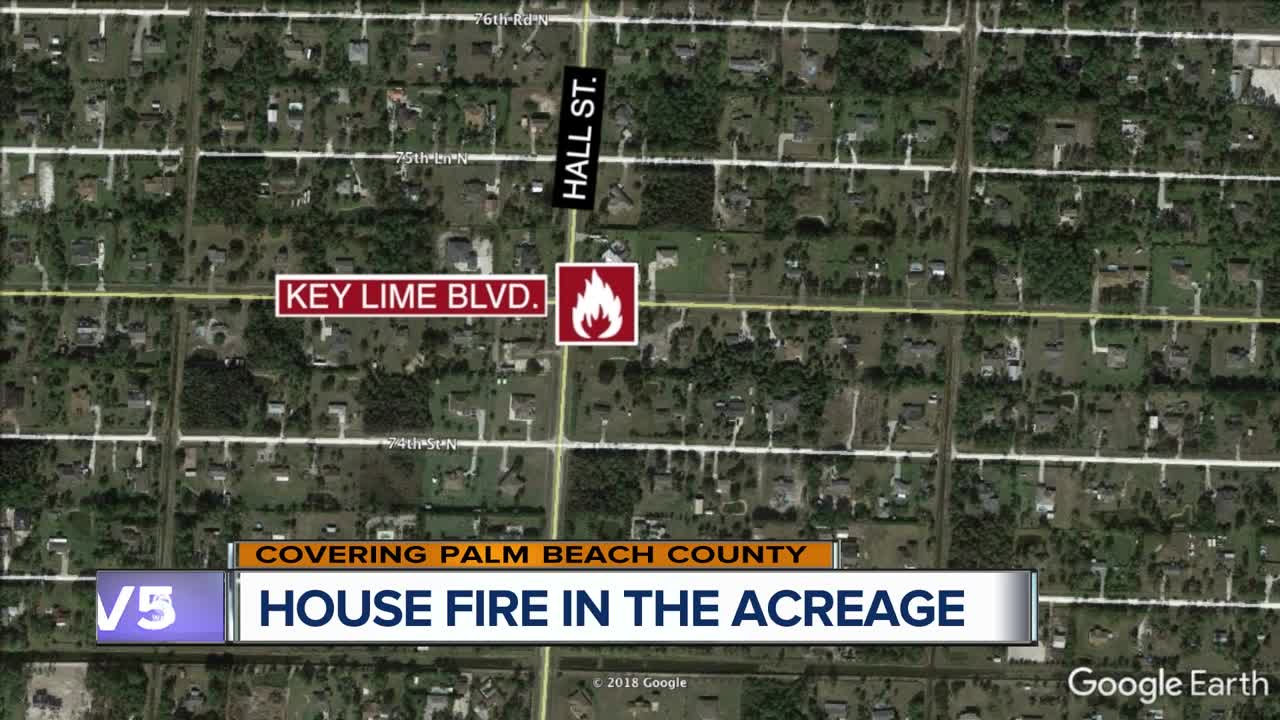 4 adults displaced by Acreage house fire