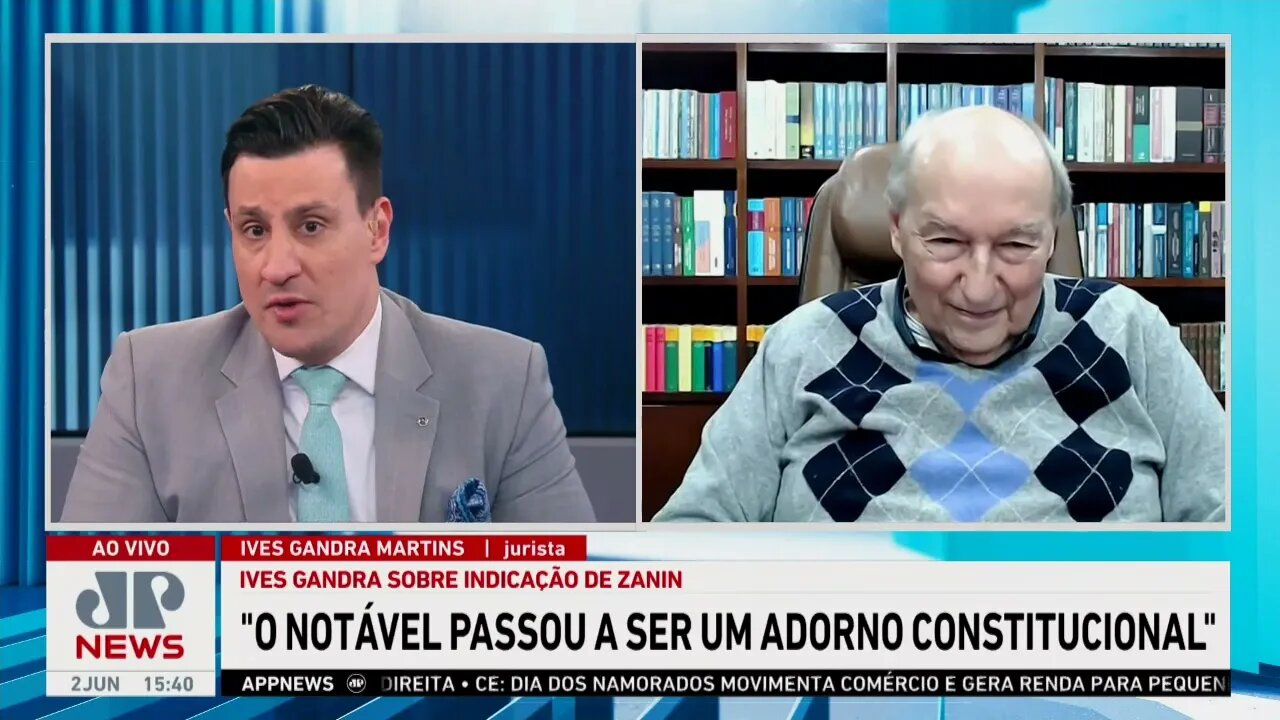 “Hoje temos um Supremo que atua politicamente", afirma Ives Gandra I LINHA DE FRENTE