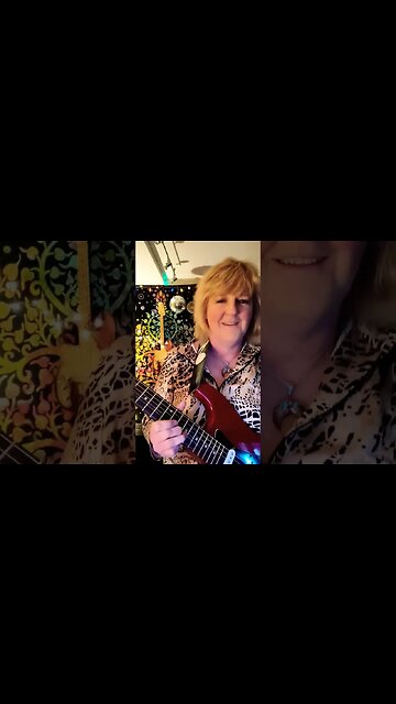 Jamming to Santana's song, "Smooth"- Cari Dell