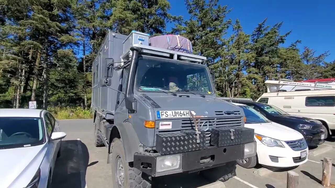 UNIMOG 4x4 German Overlander RV @ Long Beach BC