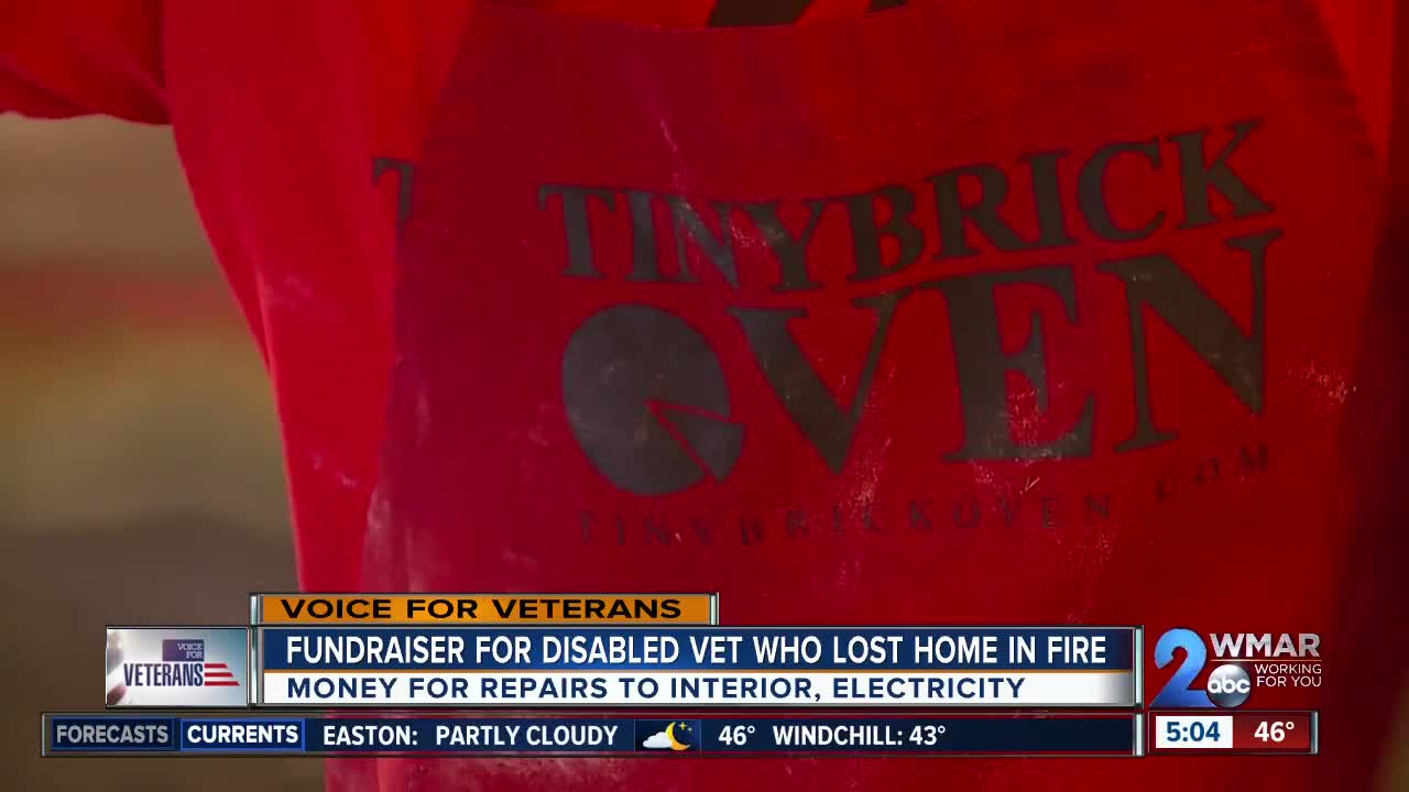 Fundraiser for disabled vet who lost home in fire