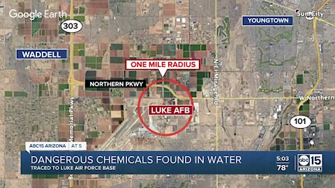 Dangerous chemicals found in water