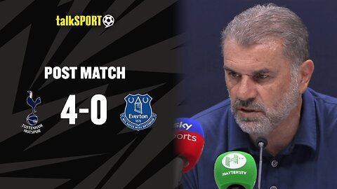 Ange Postecoglou PRAISES His Tottenham Side After They BATTERED Everton In 4-0 Win