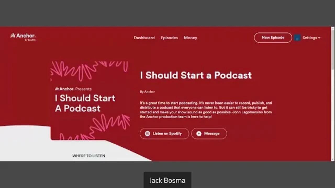 https://anchor.fm/startapodcast Messages Welcome