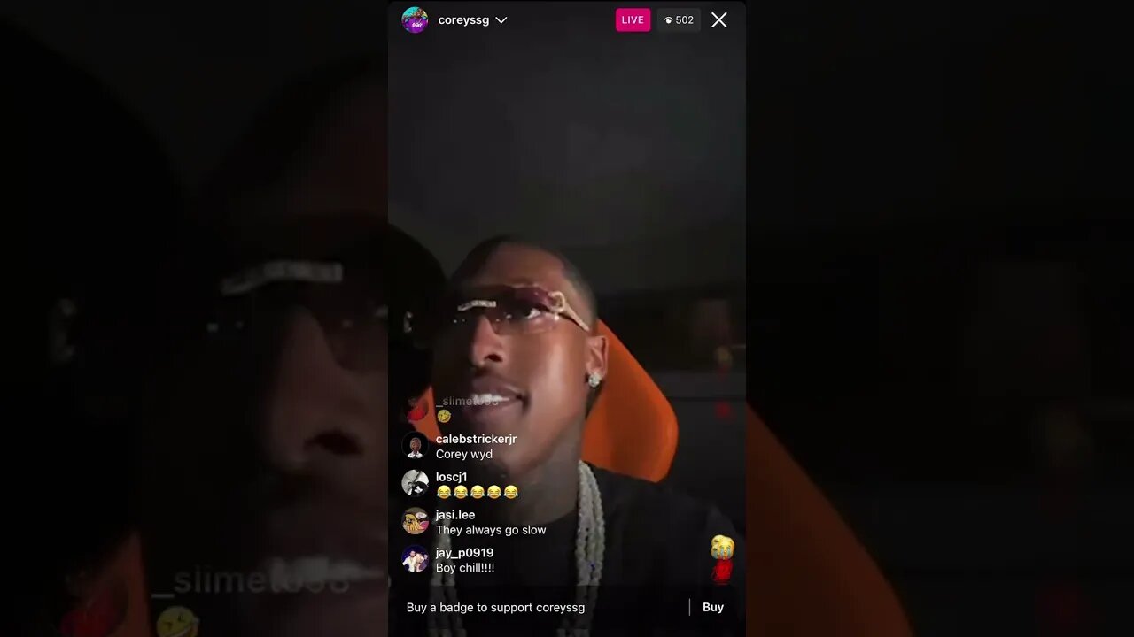 Corey Pritchett Motivates Viewers To Grind & Tell Story Of His Accomplishments *IG LIVE* 23.03.23.