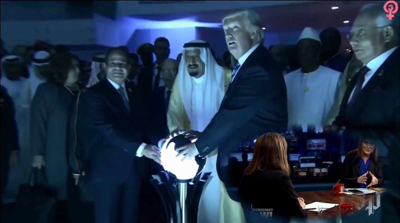 Trump Does The Orb