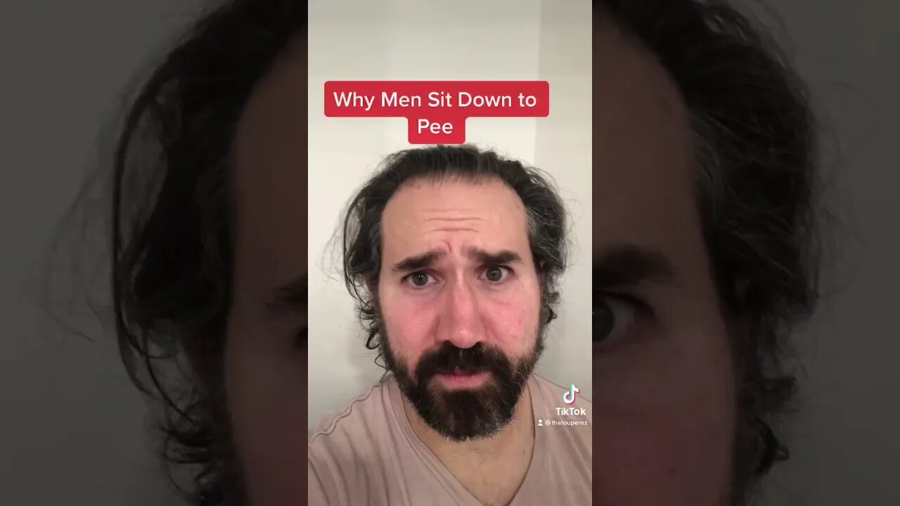 Why men should sit when they pee