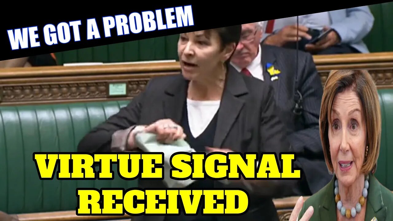 Caroline Lucas Becomes A Nancy Pelosi Tribute Act