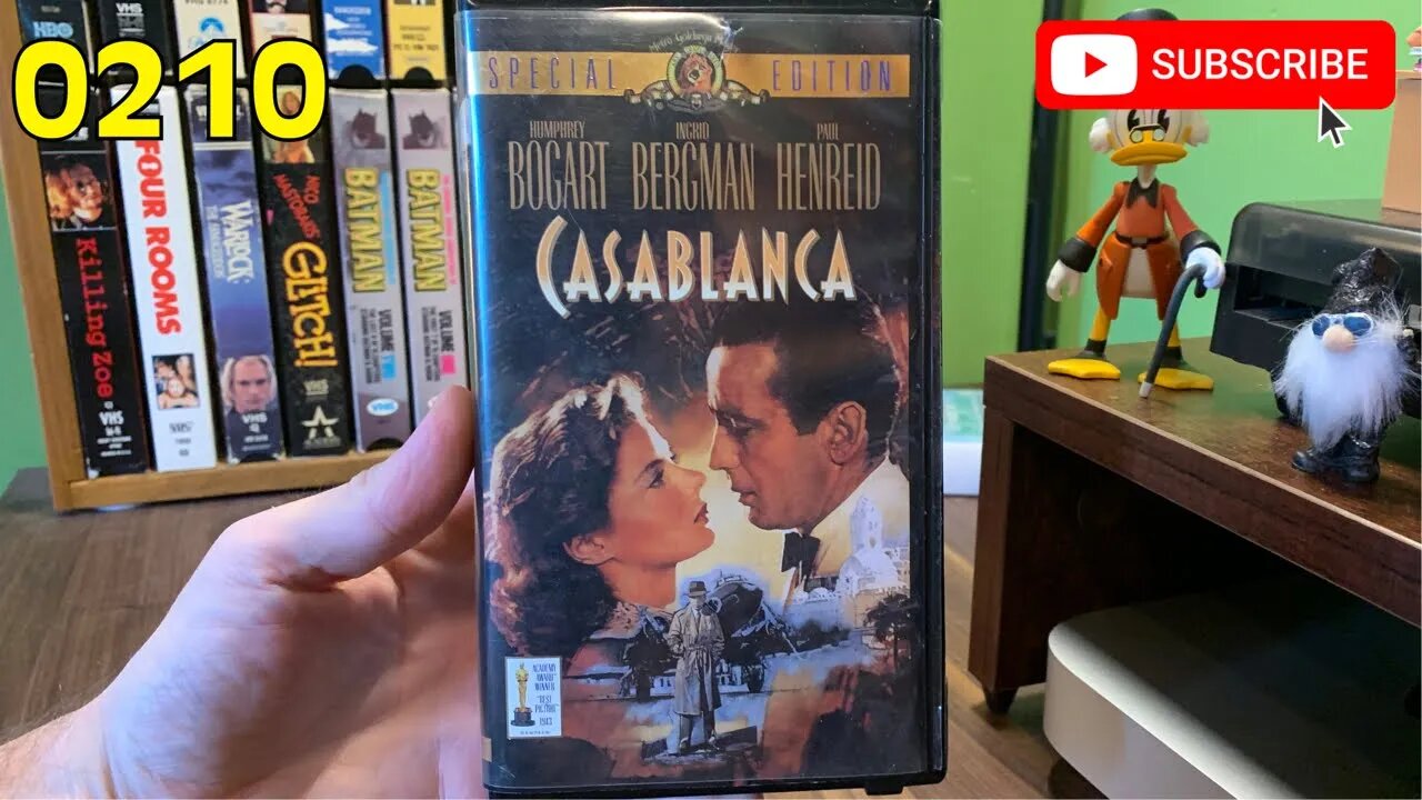 [0210] CASABLANCA (1942) VHS INSPECT [#casablanca #casablancaVHS]