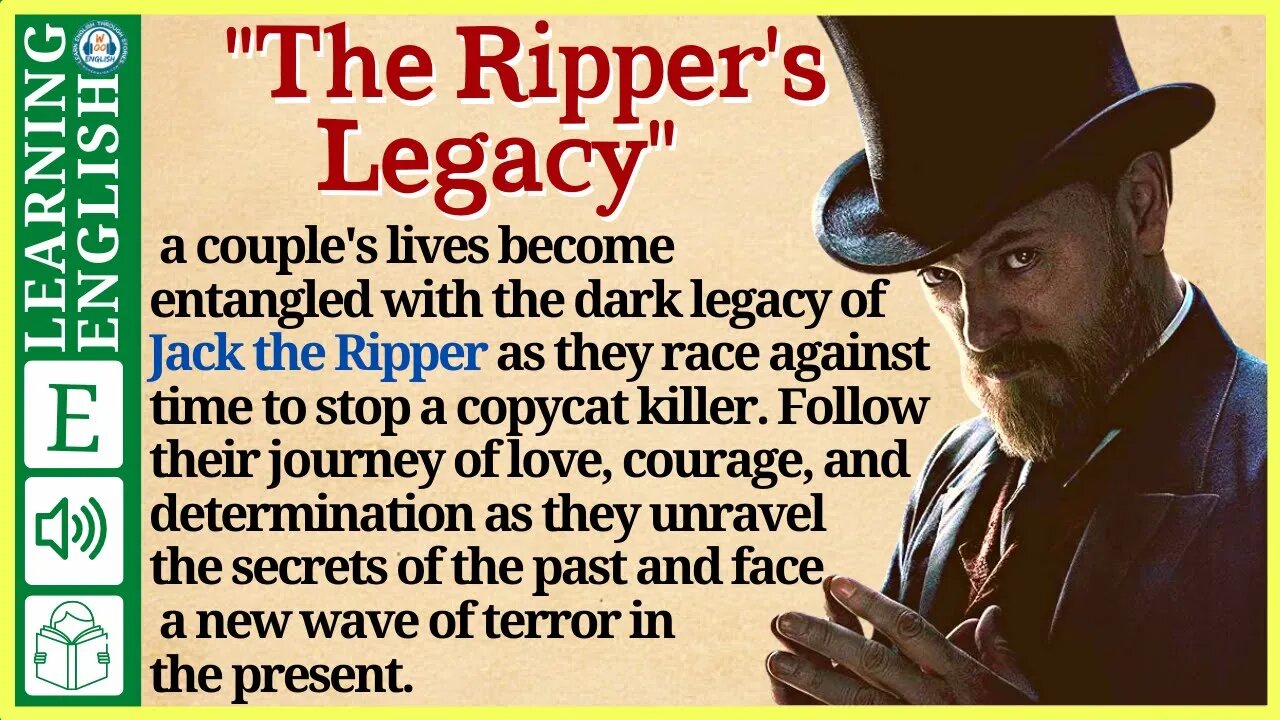 english story for listening ⭐ Level 1 – The Ripper's Legacy | WooEnglish