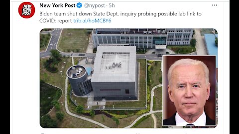 BREAKING NEWS "DONALD J. TRUMP /THE REAL STORY STARTS NOW!THE WUHAN LAB" 5.26.21
