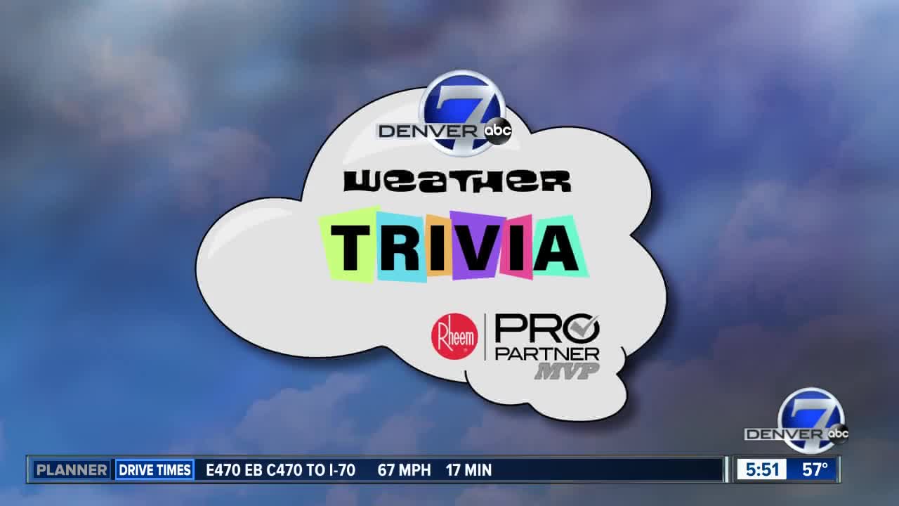 Weather trivia: What is the average temperature for June?