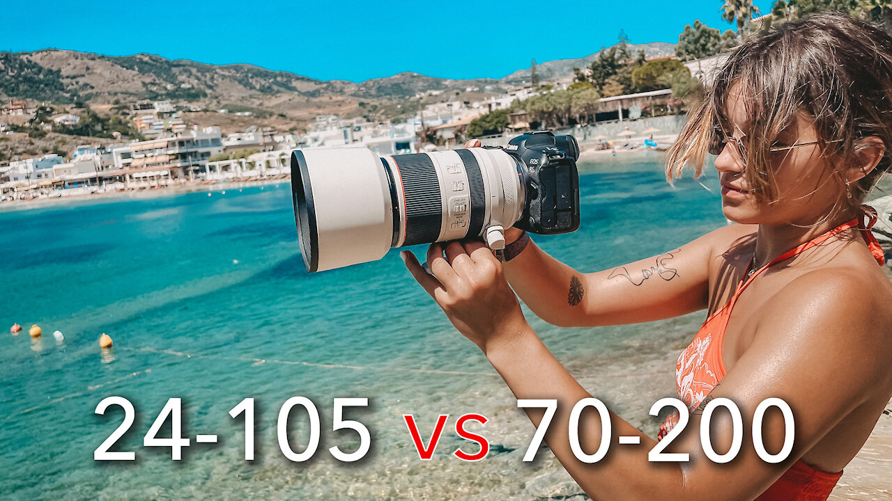 RF 70-200mm f/2.8L vs Canon RF 24-105mm f/4 | which one makes more sense? EOS R5 [4K]