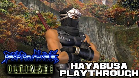 Dead or Alive 2 Ultimate - Hayabusa Playthrough - Xbox 😎Benjamillion