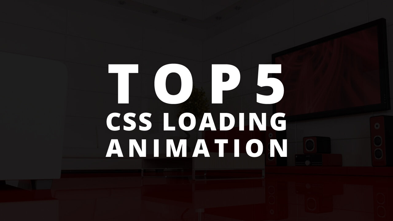 Top 5 CSS Loading animation | Links in description