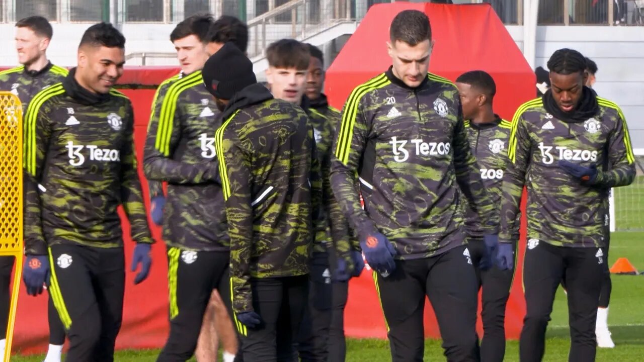 Casemiro RETURNS as Man Utd train ahead of HUGE Barcelona Europa League knockout match
