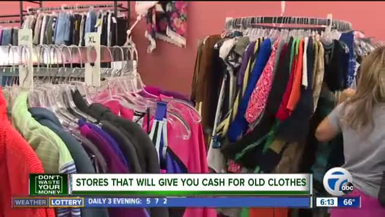 Don't Waste Your Money: Stores that will give you cash for old clothes