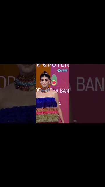 Sanjana Sanghi on Ramp Walk at Lakme Fashion Week 🤩 #shorts