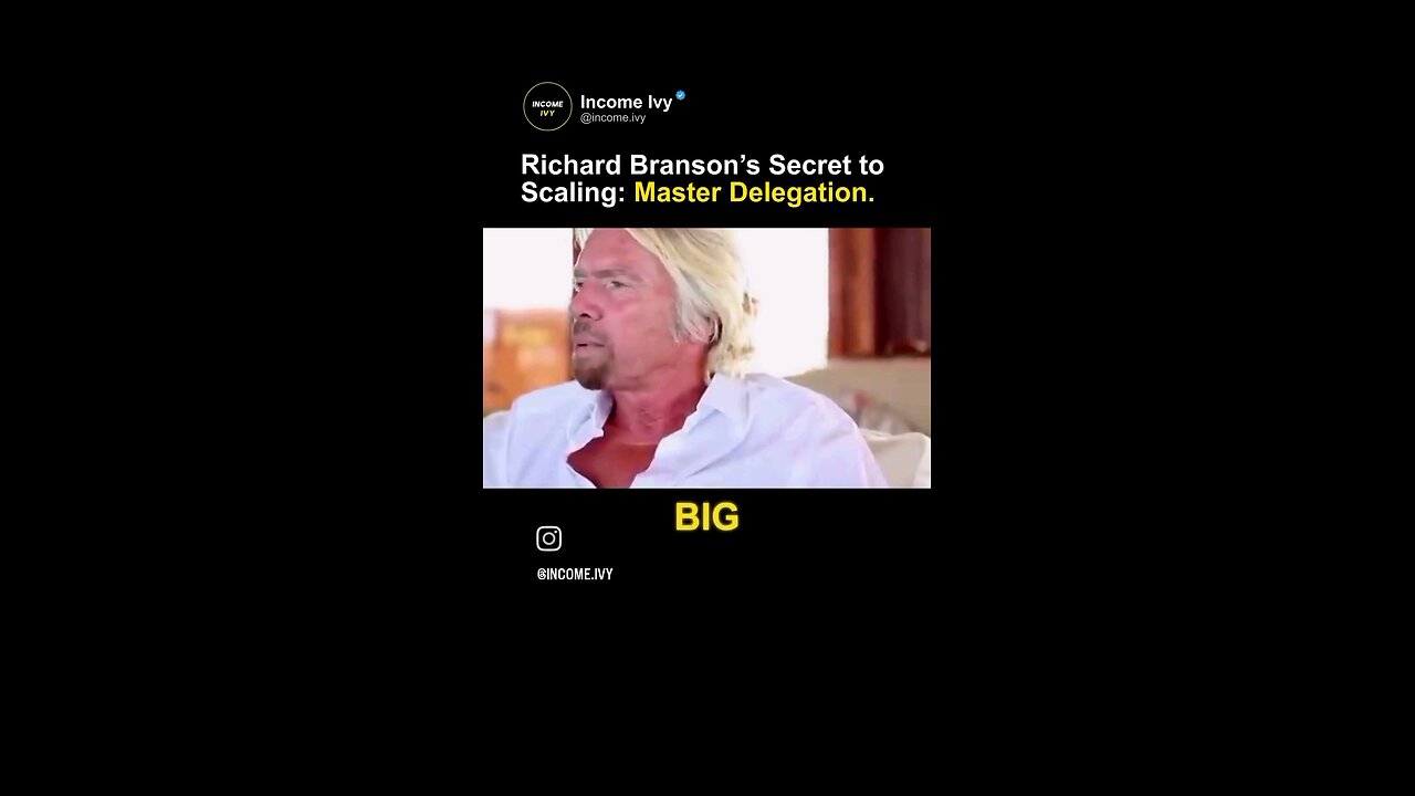 Richard Brason Success Secretes 🧿