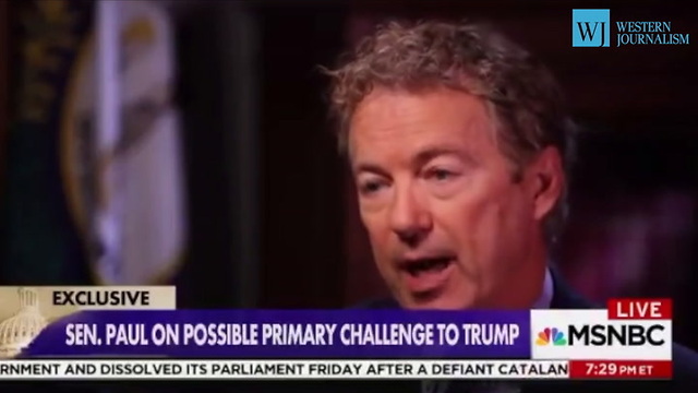 Rand Paul Would Support Trump in 2020