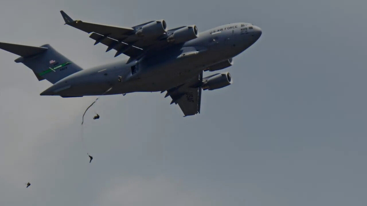 82nd Airborne Division Jump Slow-motion