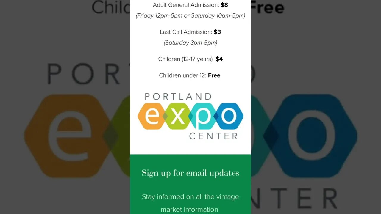 See Me in Person! October 21–22, 2022 | Portland, Oregon Expo Center | Reselling Antiques & Vintage