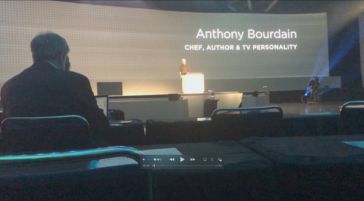 2018 (MAY 10) PT 2 : ANTHONY BOURDAIN RECORDING, NUTANIX ANNUAL CONFERENCE, NEW ORLEANS