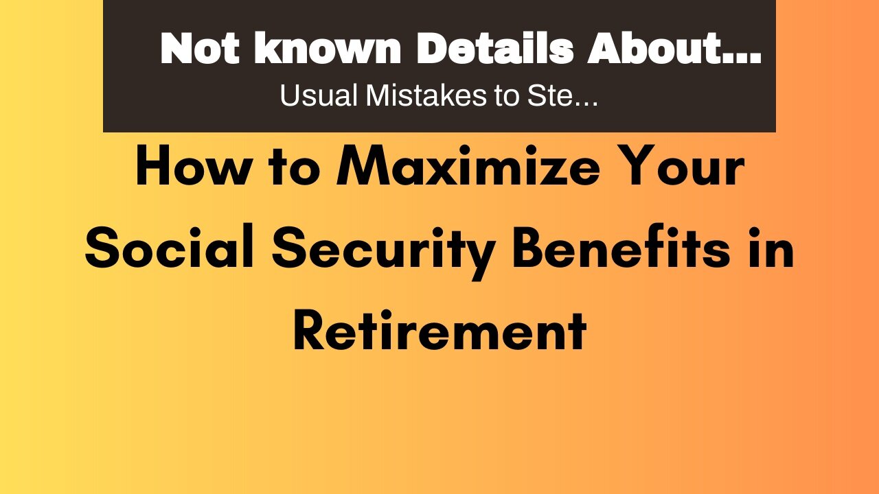 Not known Details About "Investment Strategies for a Comfortable Retirement"