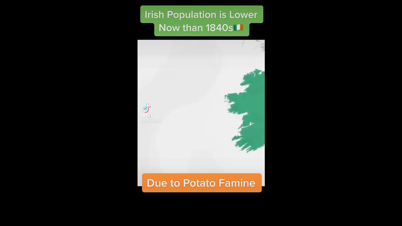 Irish Population Lower than 1800s🇮🇪🇮🇪