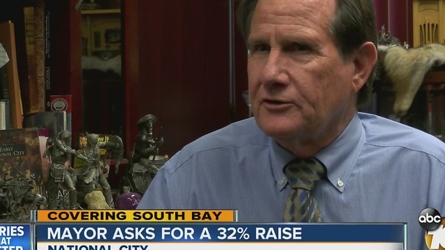 Mayor of National City asks for a 32% raise