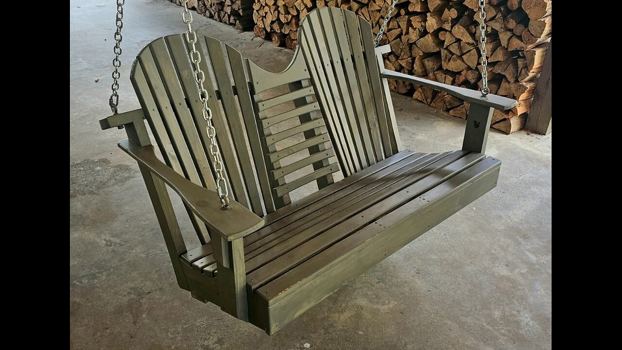 Adirondack porch swing build