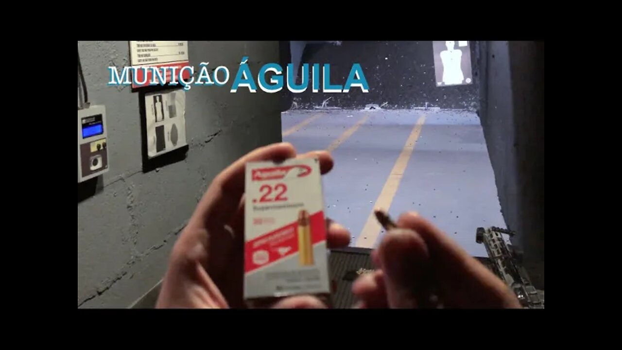 Atirando pela primeira vez com Munição Águila.