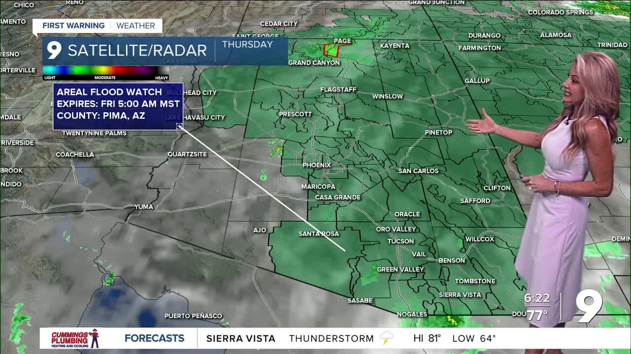 Increasing storm chances, even for Tucson