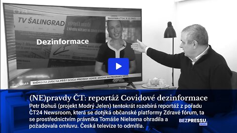 (NE)pravdy ČT: reportáž Covidové dezinformace