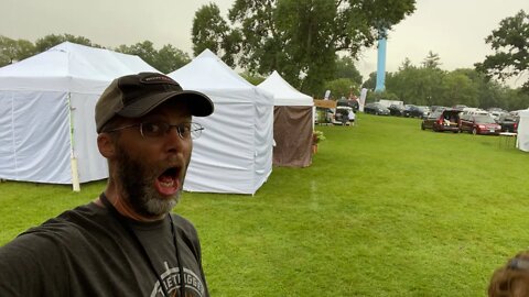 THUNDERSTORMS. ART SHOW WOES. Okoboji, IA