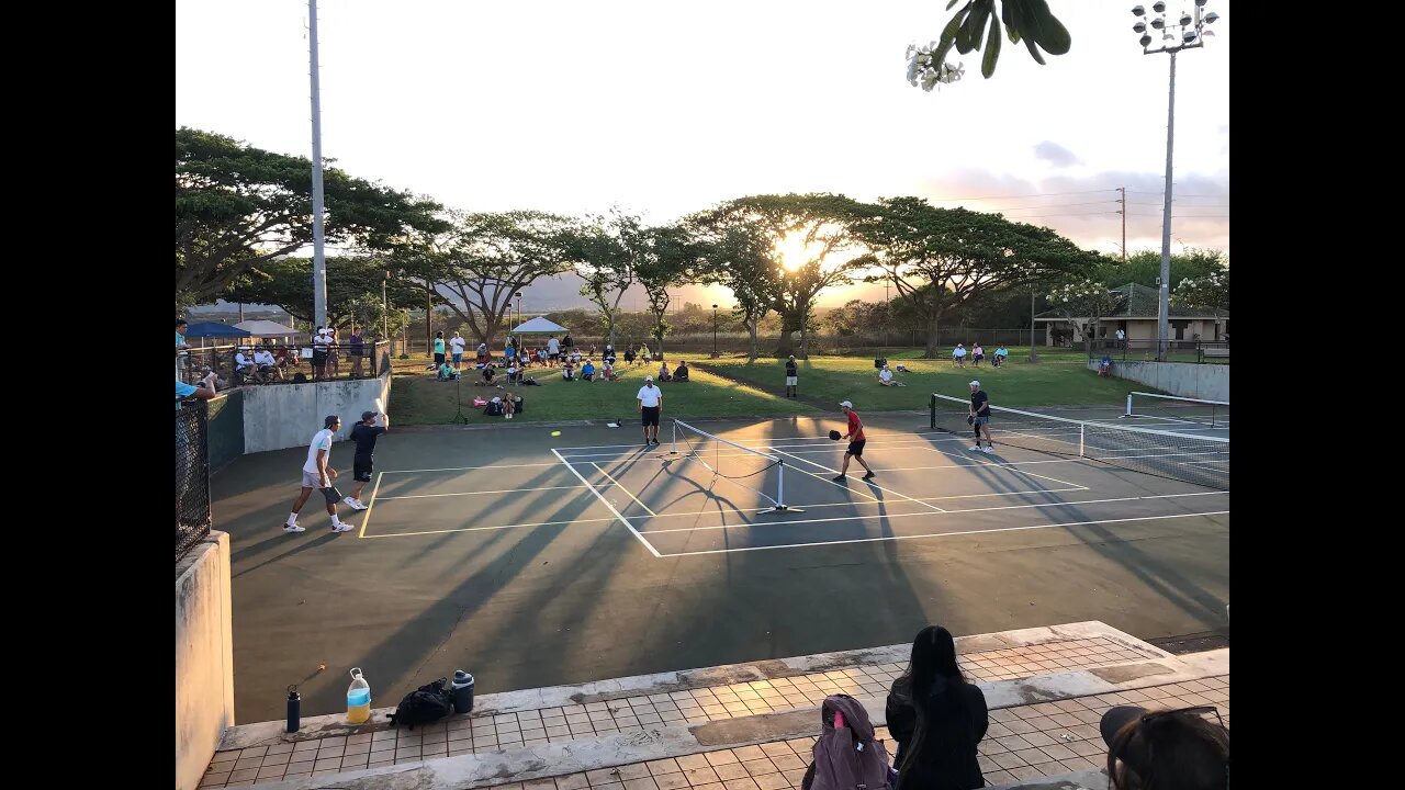 Chan Jr/Fong vs. Moore/Martin MEN'S 5.0 CONSO FINALS HIGHLIGHTS - Hawaii Pac-Rim Pickleball Cup 2022