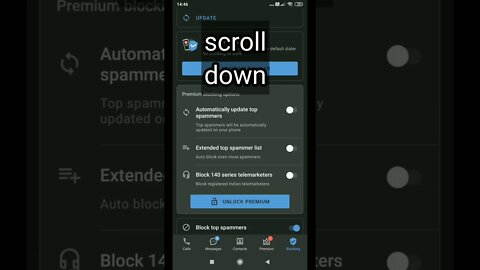 how to block spam calls in Truecaller