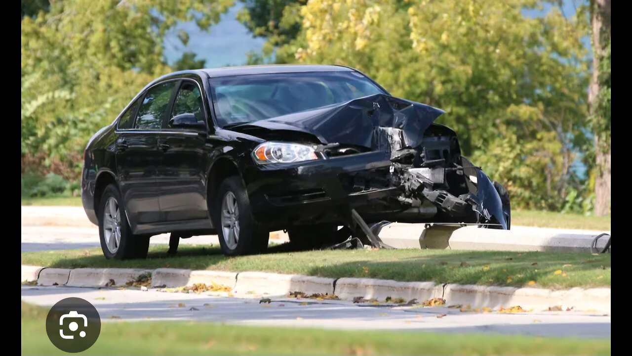 "Terrifying Crash: High-Speed Car Slams into Mine!"