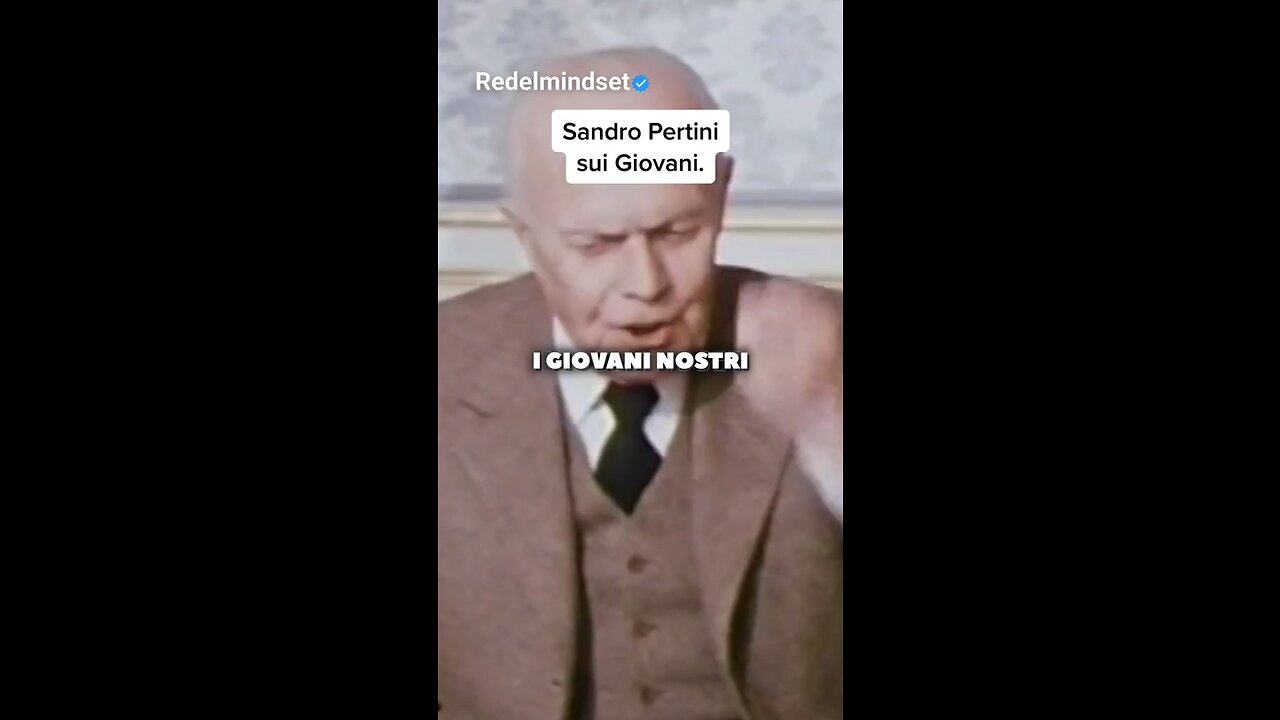 Sandro Pertini sui Giovani