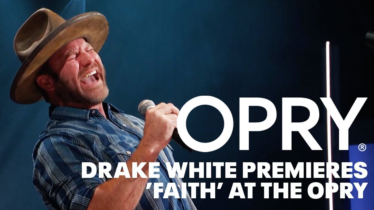 Drake White premieres 'Faith' at the Opry