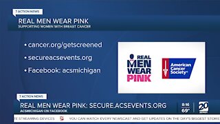 Real Men Wear Pink supporting women's breast cancer