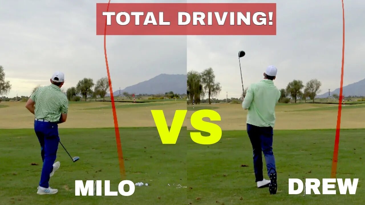 EPIC COMEBACK or TOTAL DOMINATION? Milo Lines Vs Drew Cooper Total Driving Challenge FINAL!!! GOLF