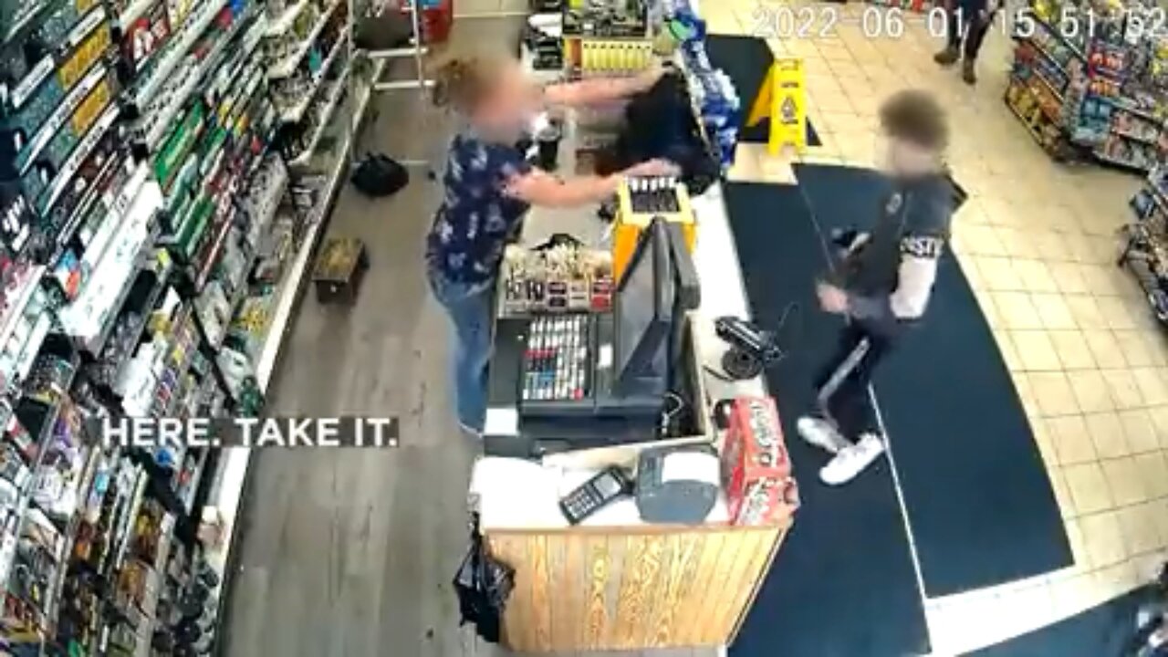 12 year old kid robs a gas station in Michigan
