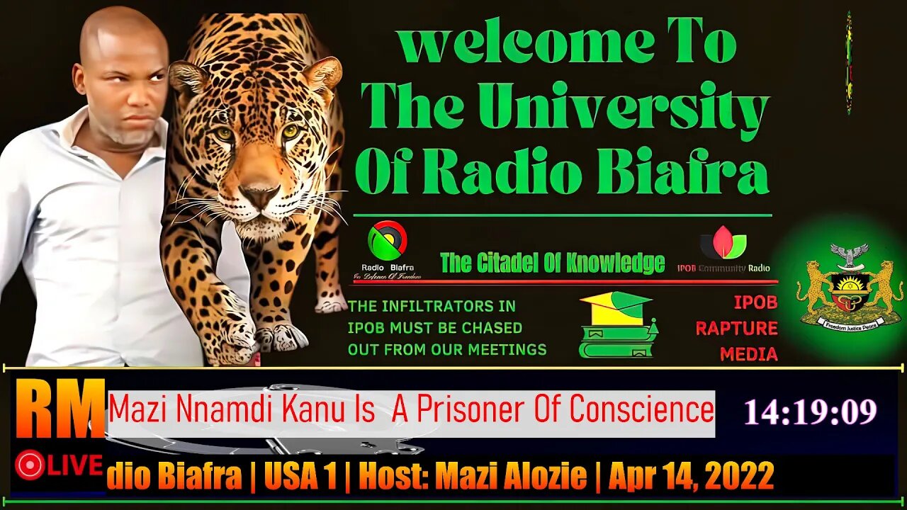 Welcome To The University Of Radio Biafra | HAUSA-SERVICE | Host: Mazi Johnathan | Apr 16, 2022